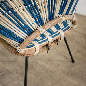 1950s Janine Abraham Basket Weave Chair