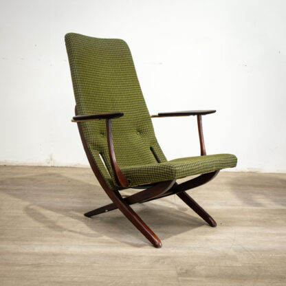 Danish Green Folding Armchair - Image 9