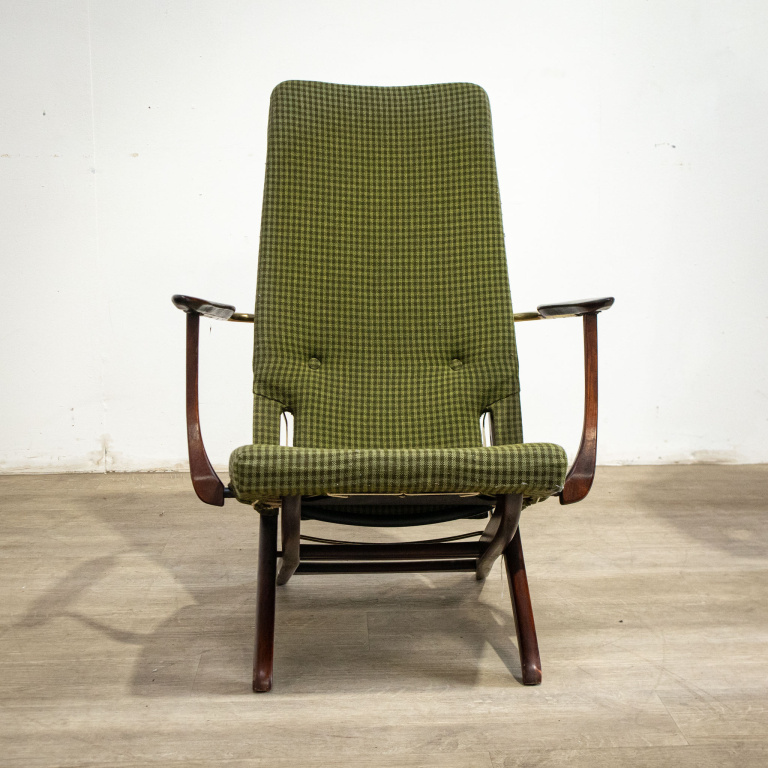 Danish Green Folding Armchair - Image 2