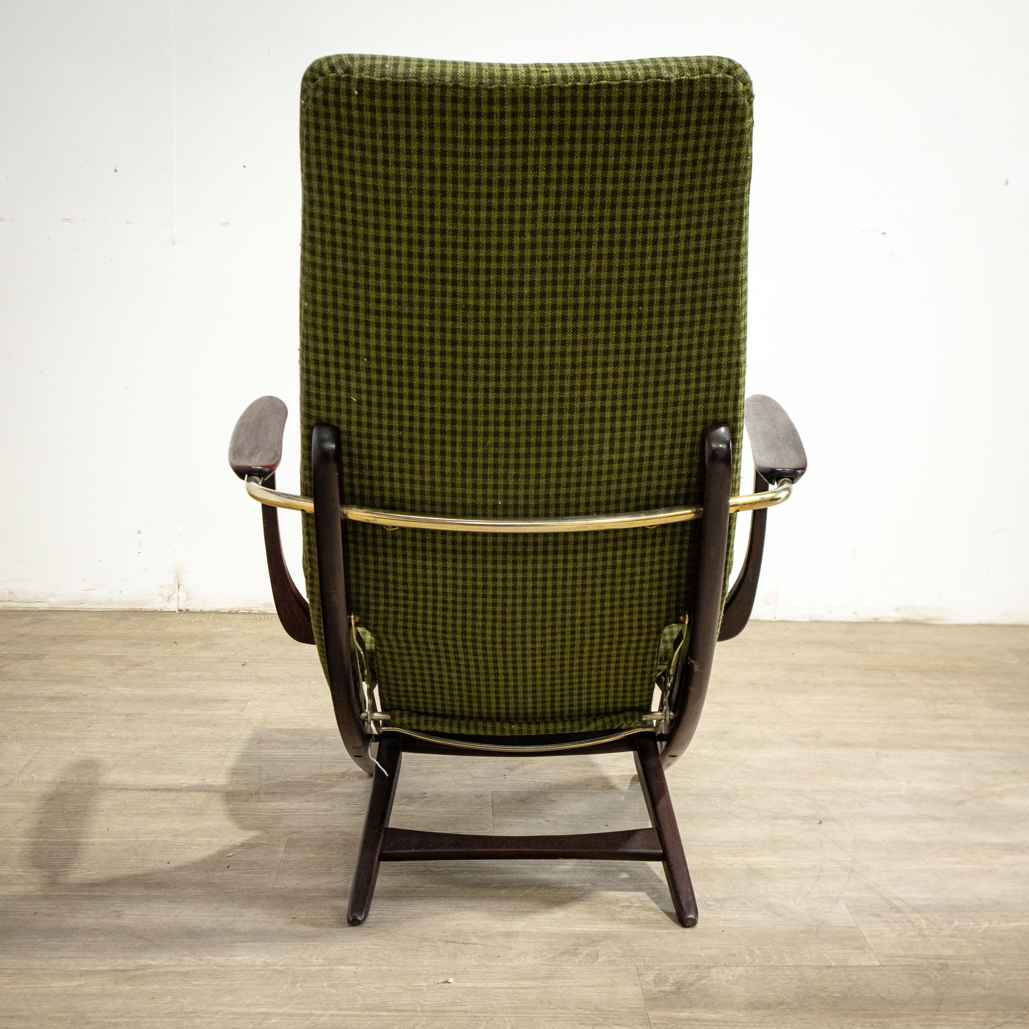 Danish Green Folding Armchair