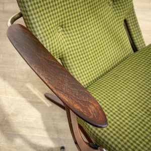 Danish Green Folding Armchair