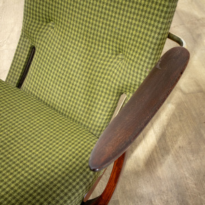 Danish Green Folding Armchair