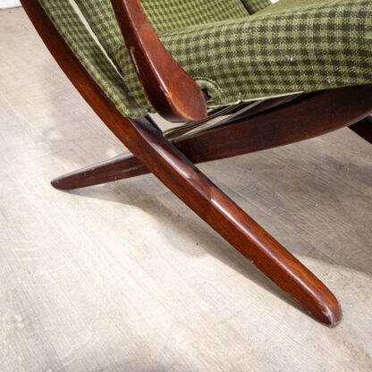 Danish Green Folding Armchair - Image 12