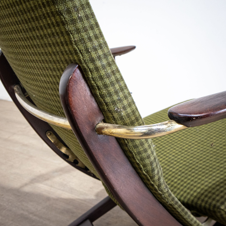Danish Green Folding Armchair - Image 8