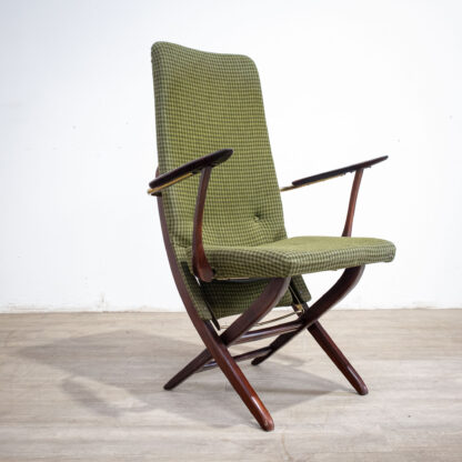 Danish Green Folding Armchair - Image 3