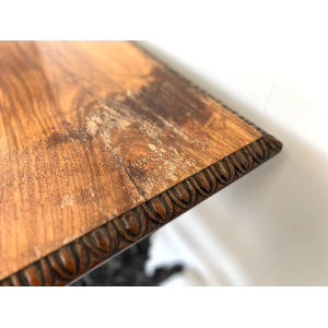 19th Century Anglo-Indian Carved Rosewood Writing Desk