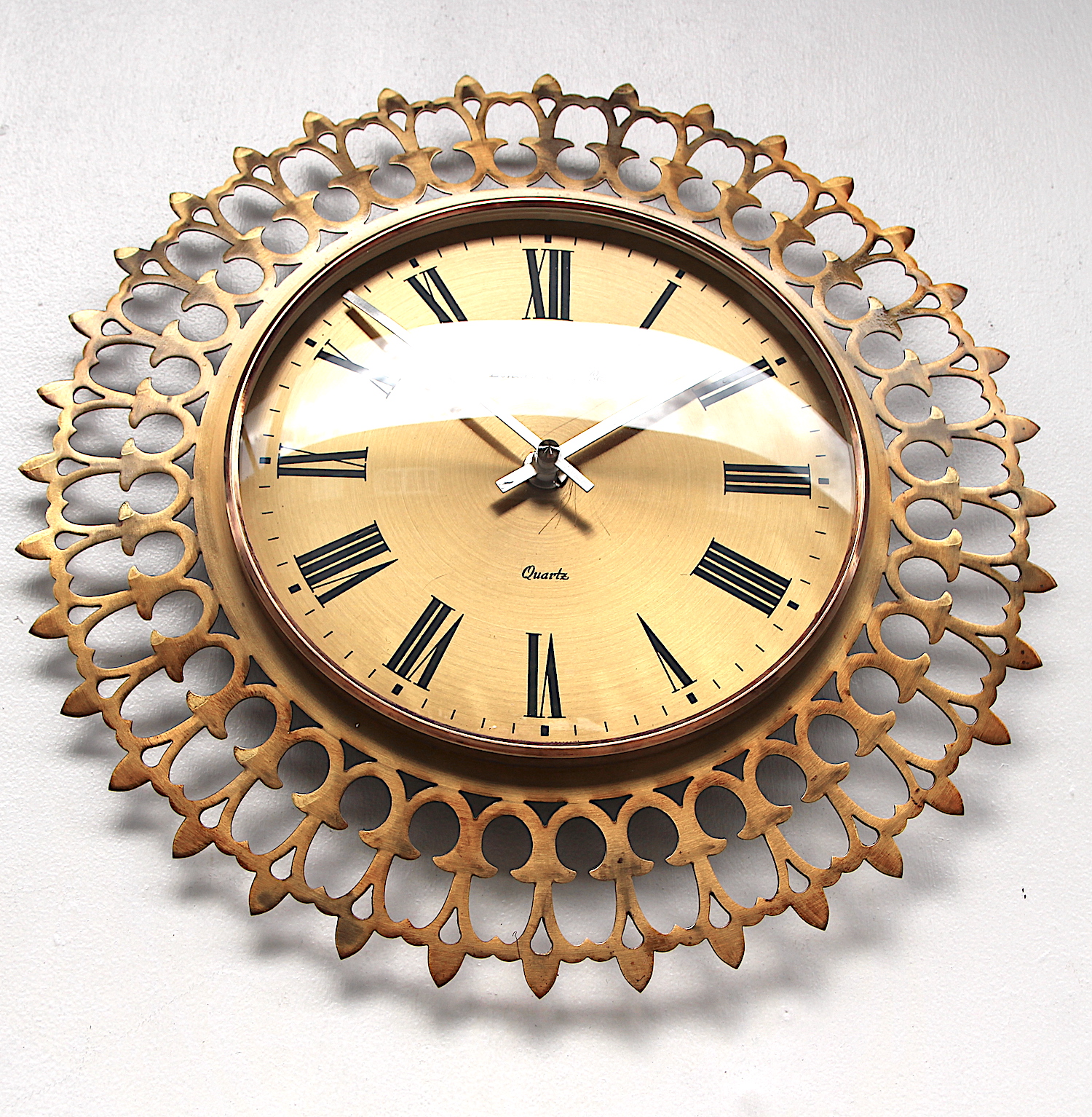 Sunburst Style Vintage London Wall Clock