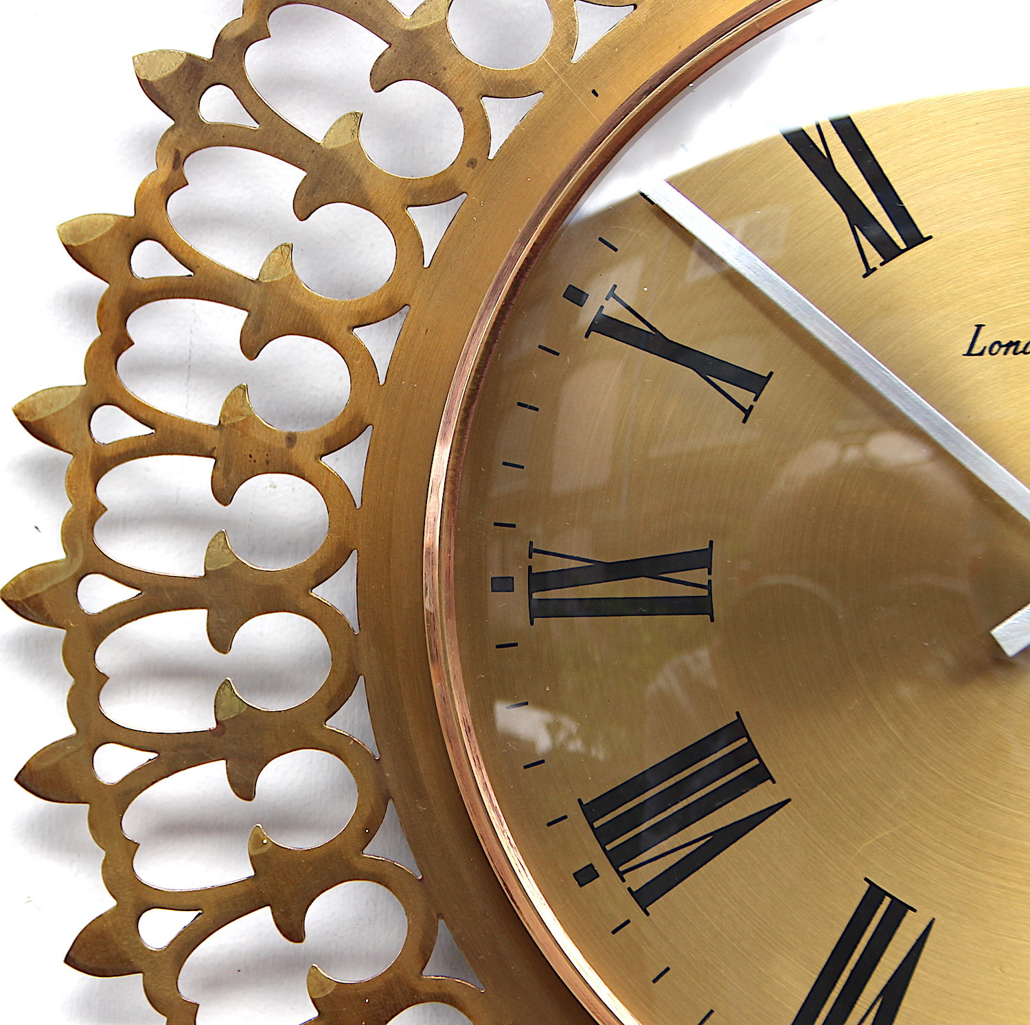 Sunburst Style Vintage London Wall Clock