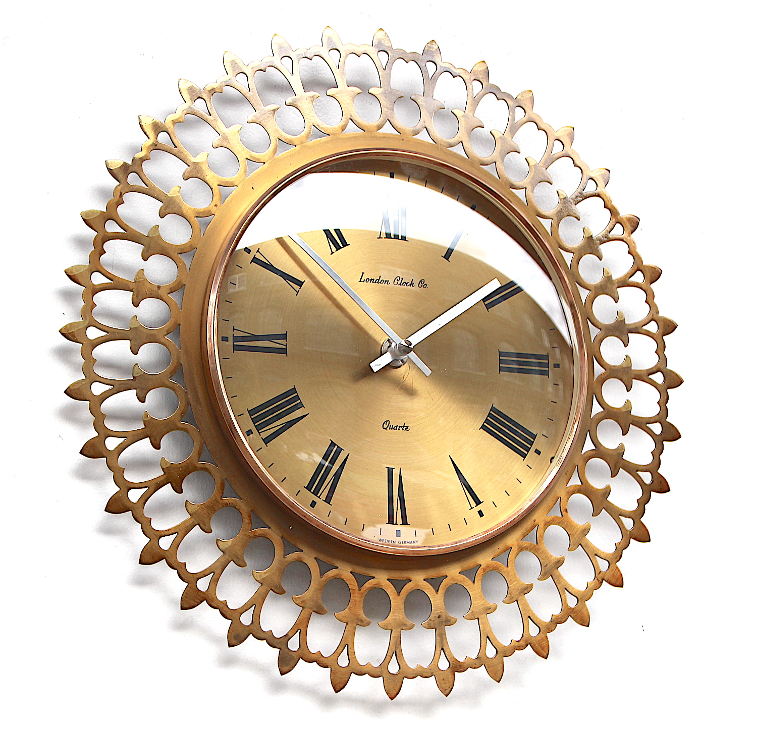Sunburst Style Vintage London Wall Clock
