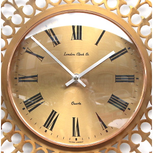 Sunburst Style Vintage London Wall Clock