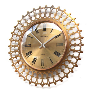 Sunburst Style Vintage London Wall Clock