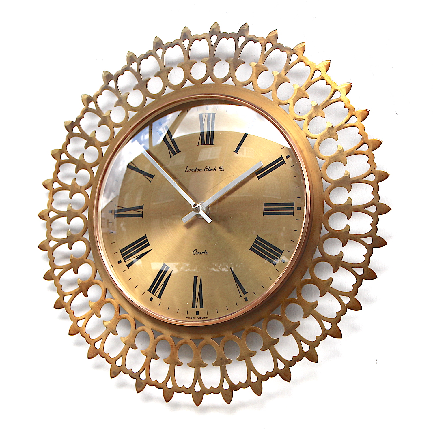 Sunburst Style Vintage London Wall Clock
