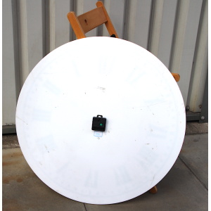 Large Turret Style British Vintage Wall Clock By Smiths