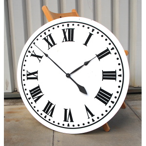 Large Turret Style British Vintage Wall Clock By Smiths