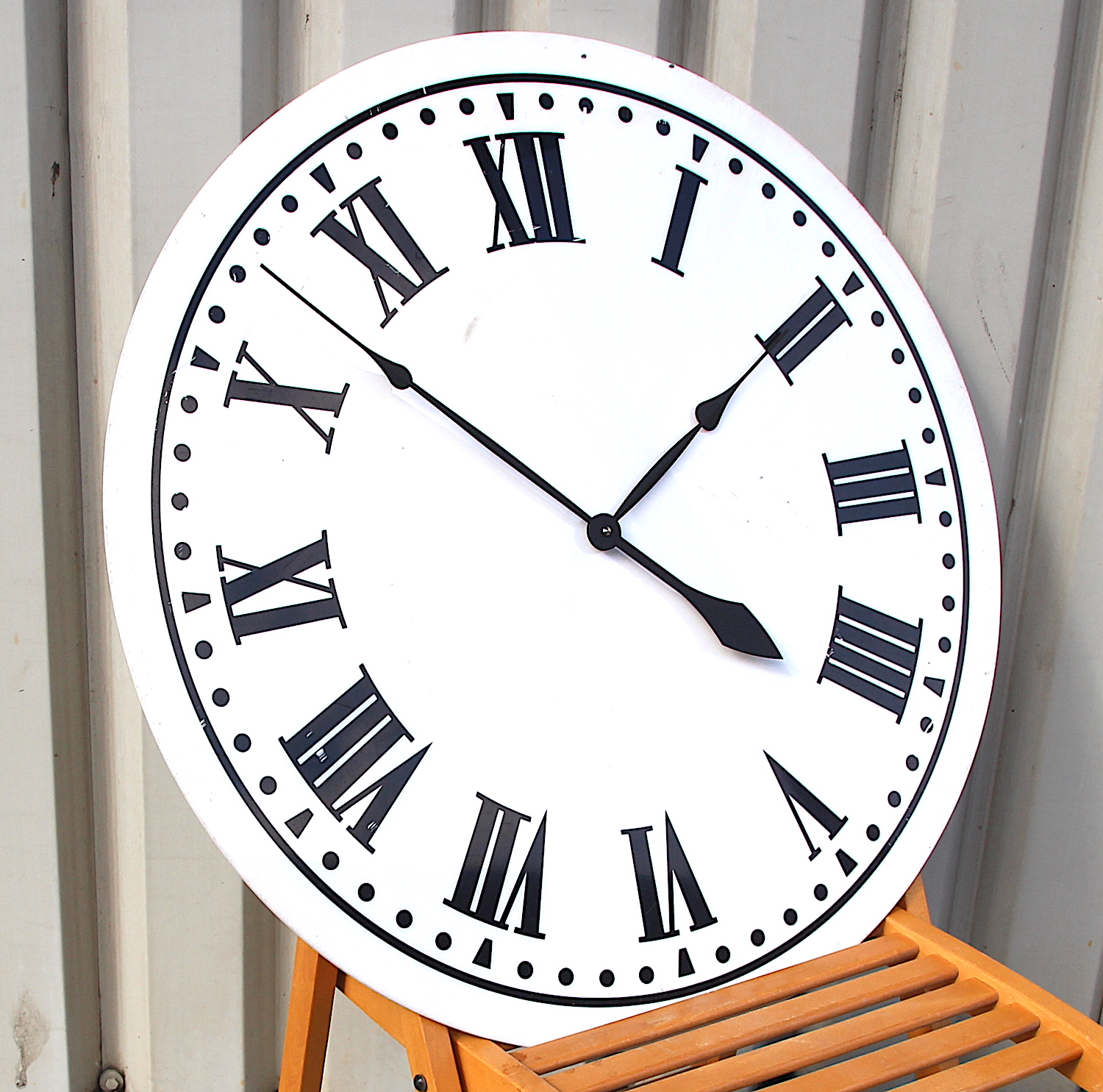 Large Turret Style British Vintage Wall Clock By Smiths