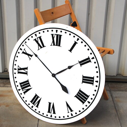 Large Turret Style British Vintage Wall Clock By Smiths