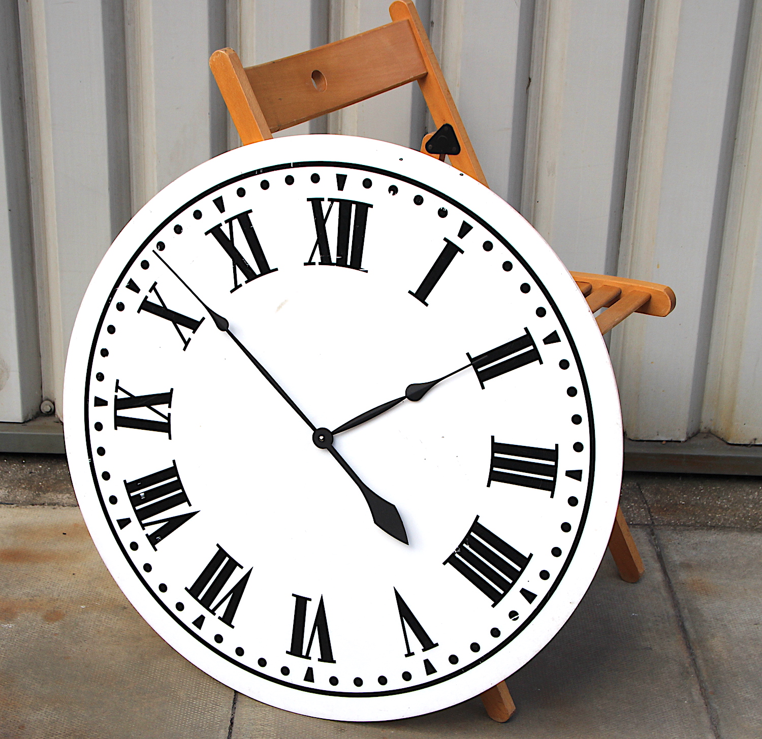 Large Turret Style British Vintage Wall Clock By Smiths
