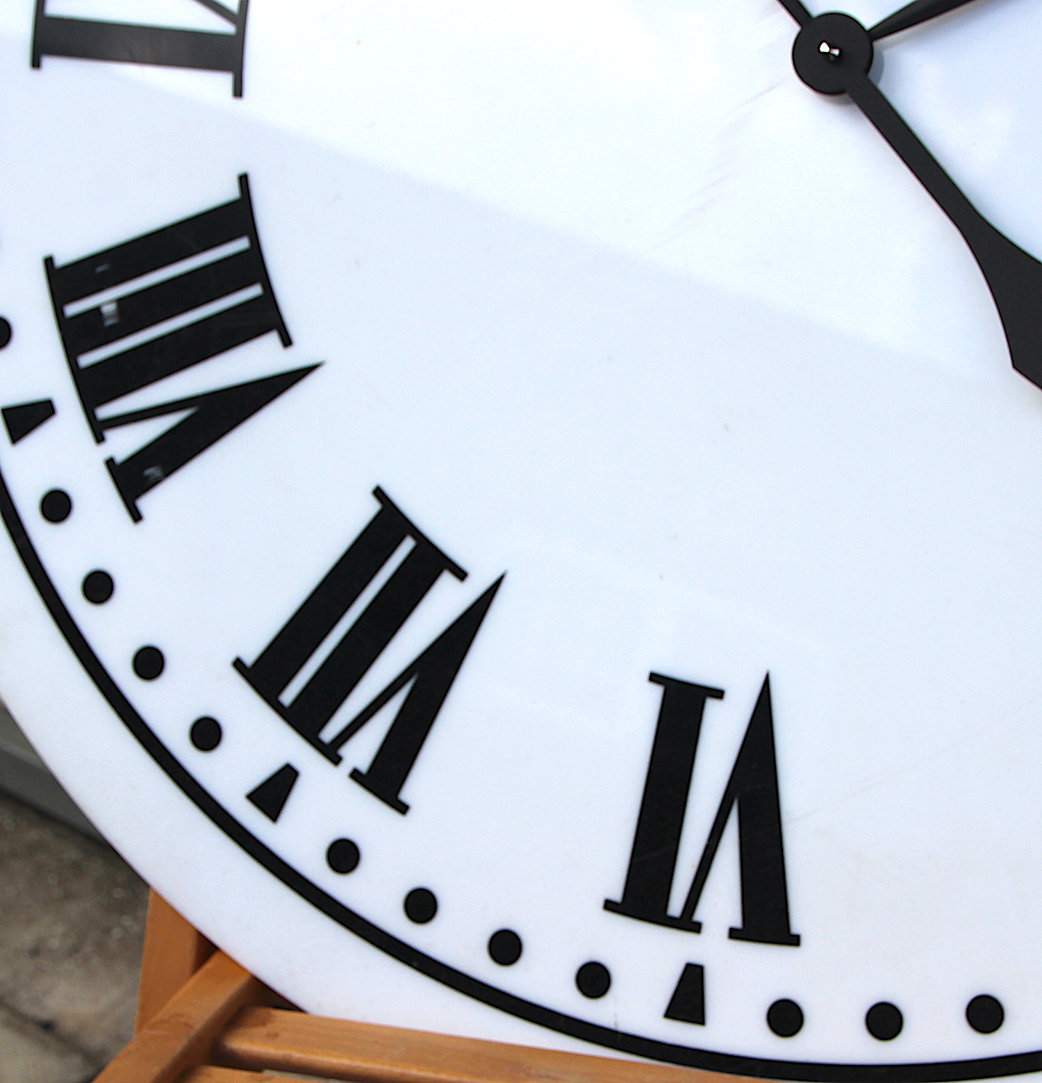 Large Turret Style British Vintage Wall Clock By Smiths