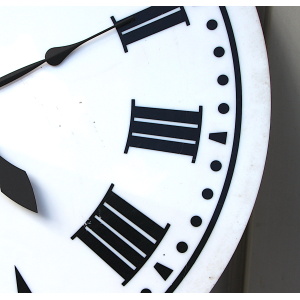 Large Turret Style British Vintage Wall Clock By Smiths