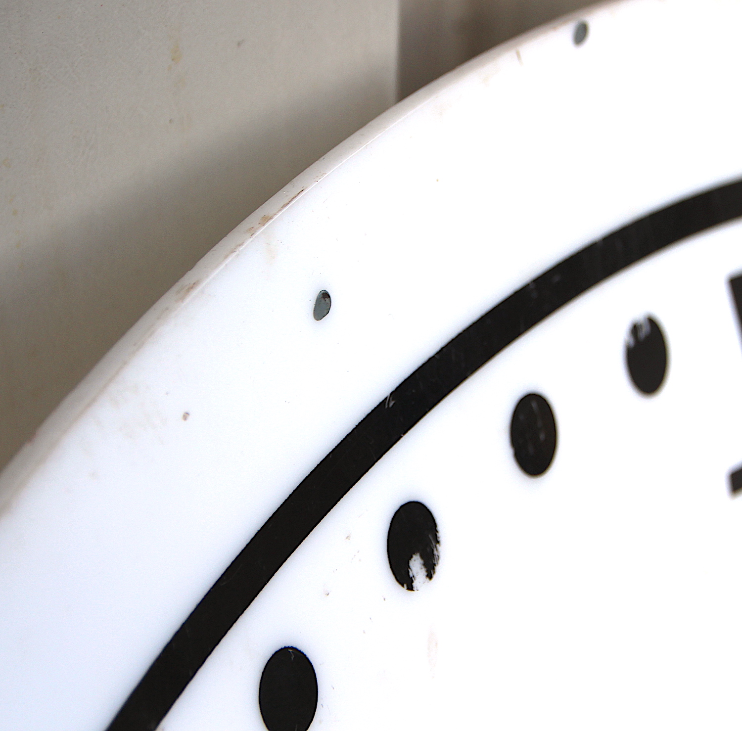Large Turret Style British Vintage Wall Clock By Smiths