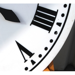 Large Turret Style British Vintage Wall Clock By Smiths
