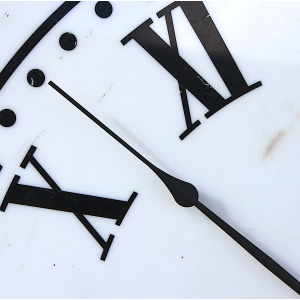 Large Turret Style British Vintage Wall Clock By Smiths
