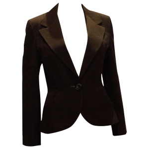 Vintage Amanda Wakeley Black Silk Jacket