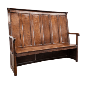 Early 19th Century Welsh Borders Oak Settle