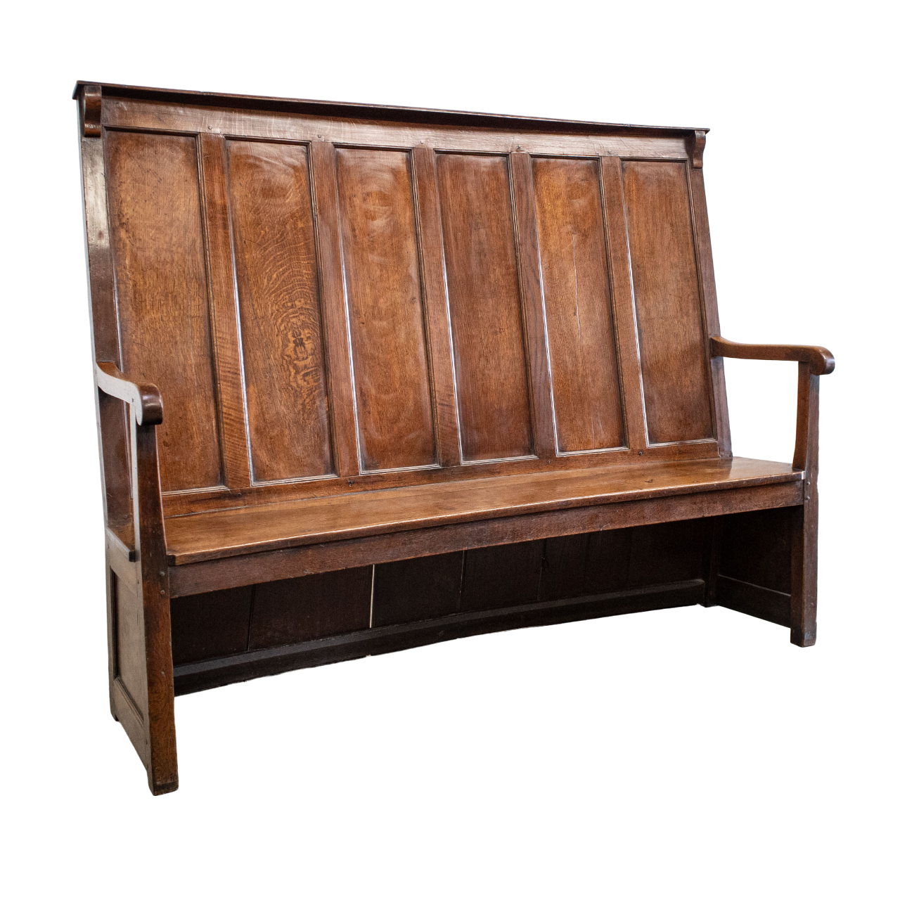 Early 19th Century Welsh Borders Oak Settle