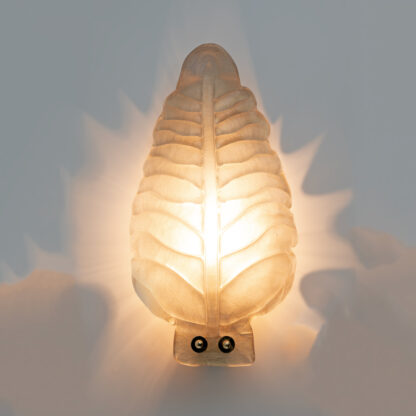 Pair of Barovier & Toso Style Mid-Century Modern Murano Glass Gold Leaf Sconces - Image 6