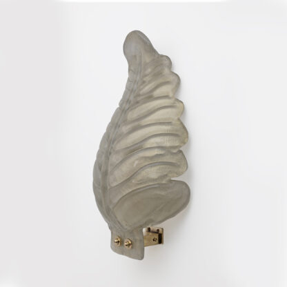 Pair of Barovier & Toso Style Mid-Century Modern Murano Glass Gold Leaf Sconces - Image 7
