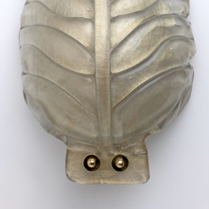 Pair of Barovier & Toso Style Mid-Century Modern Murano Glass Gold Leaf Sconces - Image 9