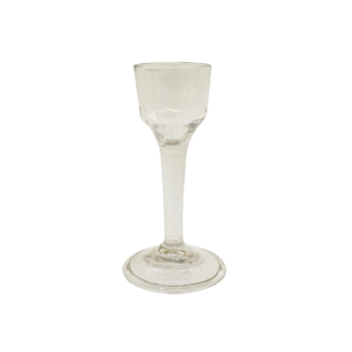 Georgian Glass with a Fluted Ogee Bowl