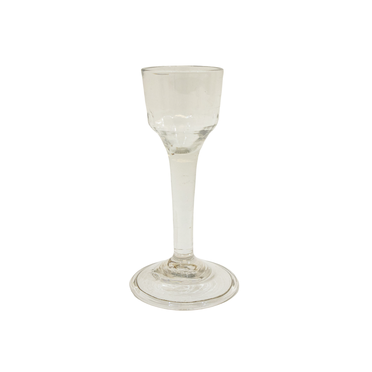 Georgian Glass with a Fluted Ogee Bowl