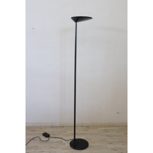 Floor Lamp in Black Metal, 1970s