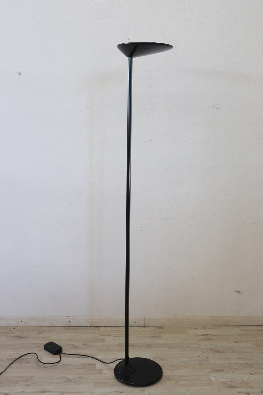 Floor Lamp in Black Metal, 1970s