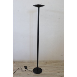 Floor Lamp in Black Metal, 1970s