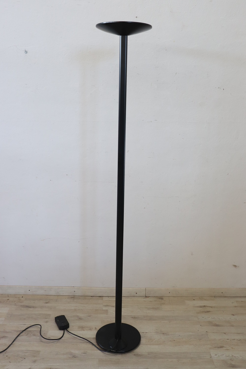 Floor Lamp in Black Metal, 1970s
