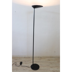 Floor Lamp in Black Metal, 1970s