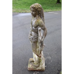 Archer Garden Statue Early 20th Century
