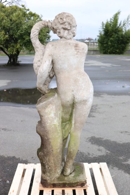 Early 20th Century Leda and the Swan Garden Statue - Image 6