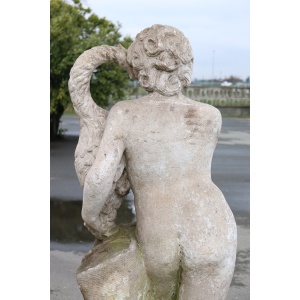 Early 20th Century Leda and the Swan Garden Statue