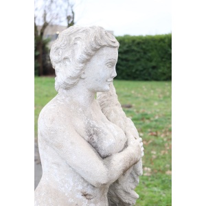 Early 20th Century Leda and the Swan Garden Statue