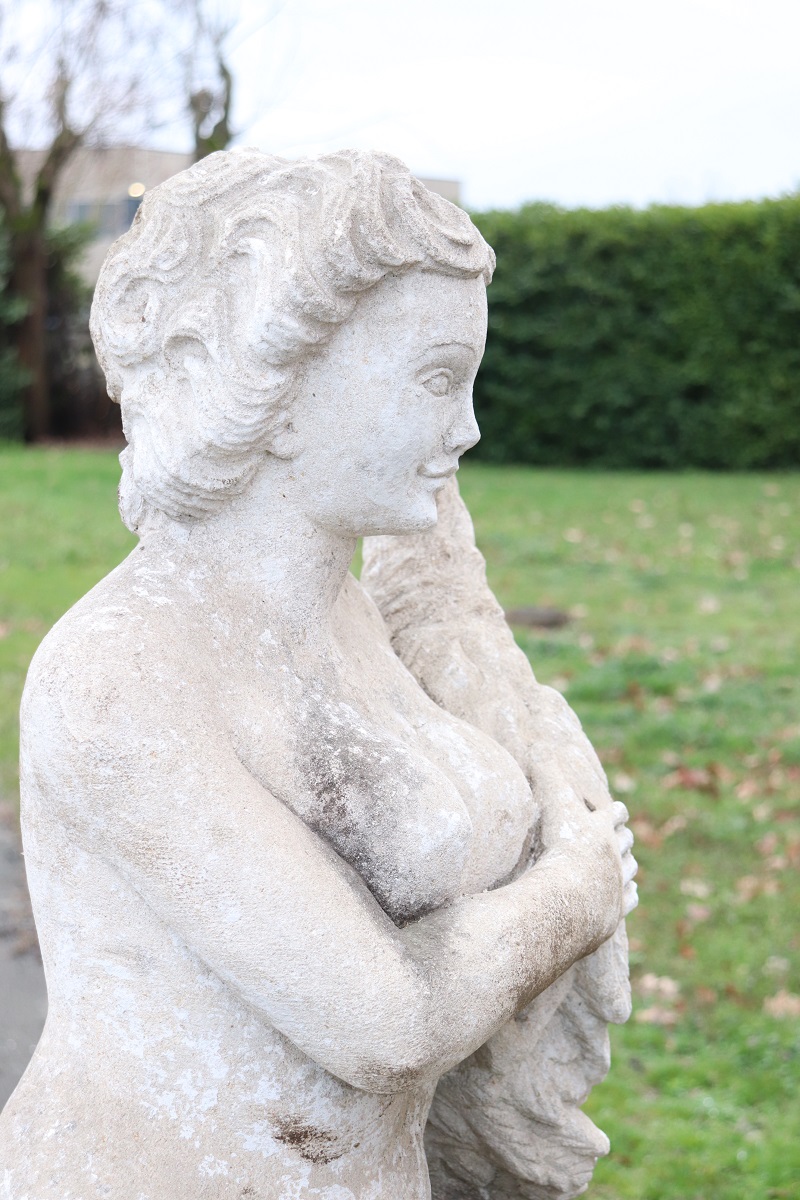 Early 20th Century Leda and the Swan Garden Statue