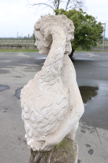 Early 20th Century Leda and the Swan Garden Statue - Image 14