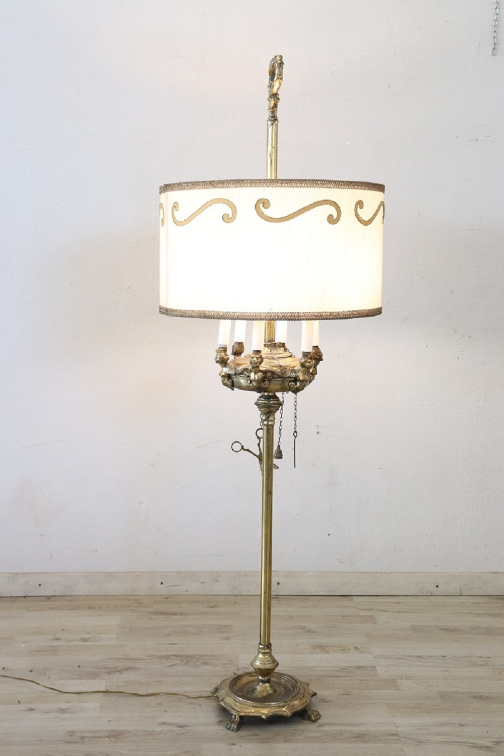 Brass Floor Lamp, 1960s
