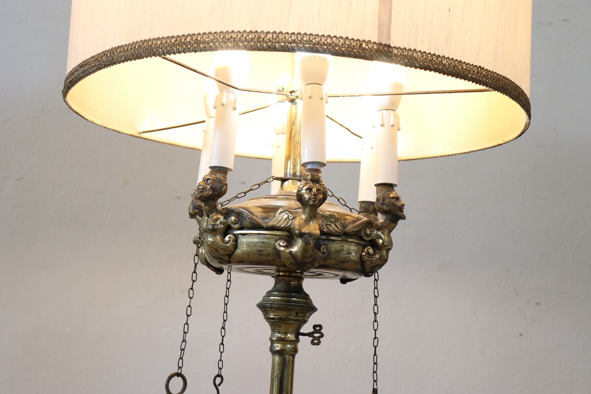 Brass Floor Lamp, 1960s