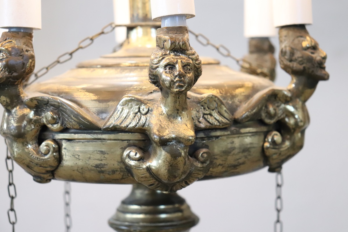 Brass Floor Lamp, 1960s