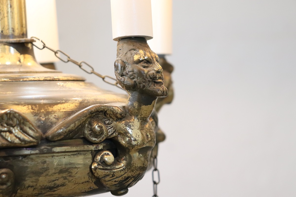 Brass Floor Lamp, 1960s
