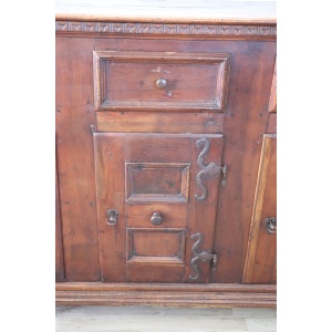 Antique Sideboard in Walnut, Late 17th Century